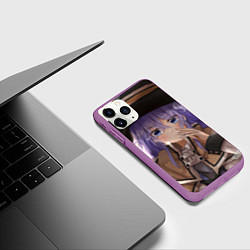 Чехол iPhone 11 Pro матовый Реинкарнация Безработного Roxy Megurdia, цвет: 3D-фиолетовый — фото 2