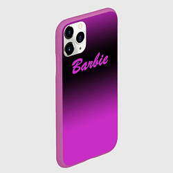 Чехол iPhone 11 Pro матовый Барби градиент, цвет: 3D-фиолетовый — фото 2