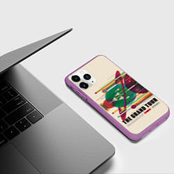 Чехол iPhone 11 Pro матовый Гранд тур - Наса, цвет: 3D-фиолетовый — фото 2