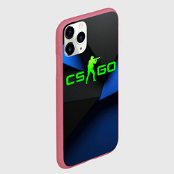 Чехол iPhone 11 Pro матовый CS GO standart abstract, цвет: 3D-малиновый — фото 2