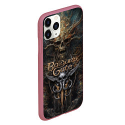 Чехол iPhone 11 Pro матовый Baldurs Gate 3, цвет: 3D-малиновый — фото 2