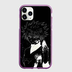 Чехол iPhone 11 Pro матовый Киллуа Золдик - Хантер, цвет: 3D-фиолетовый