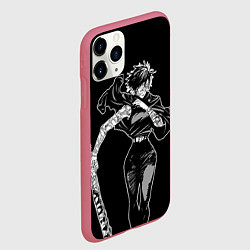 Чехол iPhone 11 Pro матовый Зенин Маки - Магическая битва, цвет: 3D-малиновый — фото 2