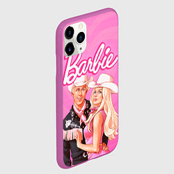 Чехол iPhone 11 Pro матовый Барби и Кен Фильм, цвет: 3D-фиолетовый — фото 2