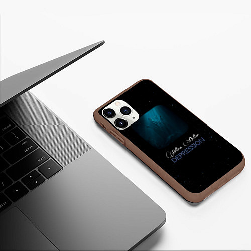 Чехол iPhone 11 Pro матовый Pharaoh - Million dollar depression / 3D-Коричневый – фото 3