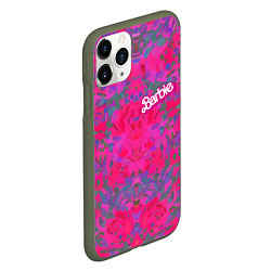 Чехол iPhone 11 Pro матовый Barbie - fashion pattern, цвет: 3D-темно-зеленый — фото 2