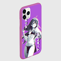 Чехол iPhone 11 Pro матовый Эрис Грейрат в бикини, цвет: 3D-фиолетовый — фото 2
