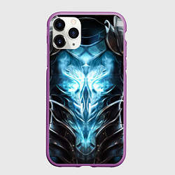 Чехол iPhone 11 Pro матовый Магический доспех некроманта, цвет: 3D-фиолетовый