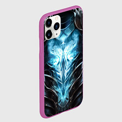Чехол iPhone 11 Pro матовый Магический доспех некроманта, цвет: 3D-фиолетовый — фото 2