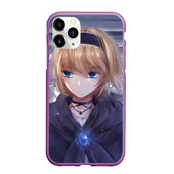 Чехол iPhone 11 Pro матовый Touhou Project Алиса Маргатройд