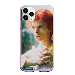 Чехол iPhone 11 Pro матовый David Bowie in Haddon Hall, цвет: 3D-розовый