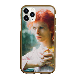 Чехол iPhone 11 Pro матовый David Bowie in Haddon Hall, цвет: 3D-коричневый