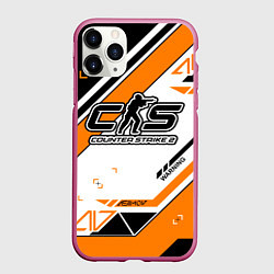 Чехол iPhone 11 Pro матовый CS 2 Азимов скин, цвет: 3D-малиновый