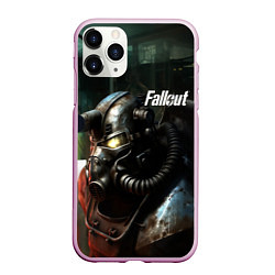 Чехол iPhone 11 Pro матовый Fallout dark style