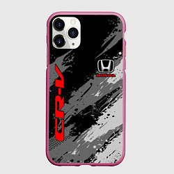 Чехол iPhone 11 Pro матовый Honda cr-v - Монохром