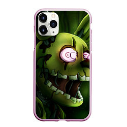 Чехол iPhone 11 Pro матовый Спрингтрап в атаке, цвет: 3D-розовый