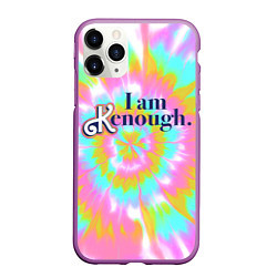 Чехол iPhone 11 Pro матовый I am Kenough - retro tie-dye, цвет: 3D-фиолетовый