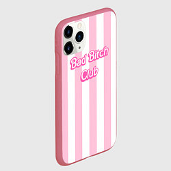 Чехол iPhone 11 Pro матовый Bad Bitch Club - barbie style, цвет: 3D-малиновый — фото 2