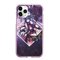 Чехол iPhone 11 Pro матовый Touhou Project Пачули Нолидж, цвет: 3D-розовый