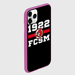 Чехол iPhone 11 Pro матовый 1922 FCSM, цвет: 3D-фиолетовый — фото 2