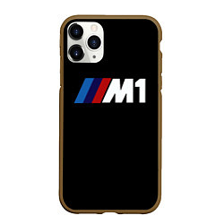 Чехол iPhone 11 Pro матовый Bmw sport formula 1, цвет: 3D-коричневый