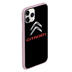 Чехол iPhone 11 Pro матовый Citroen auto sports, цвет: 3D-розовый — фото 2