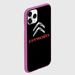 Чехол iPhone 11 Pro матовый Citroen auto sports, цвет: 3D-фиолетовый — фото 2