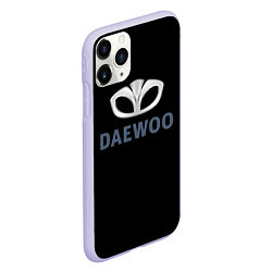 Чехол iPhone 11 Pro матовый Daewoo sport auto, цвет: 3D-светло-сиреневый — фото 2