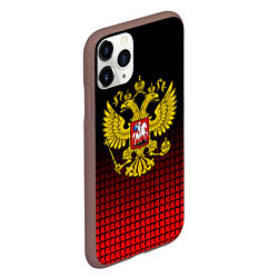 Чехол iPhone 11 Pro матовый Русский мир, цвет: 3D-коричневый — фото 2