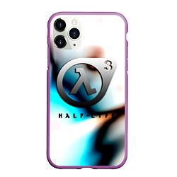 Чехол iPhone 11 Pro матовый Half life 3 is coming, цвет: 3D-фиолетовый