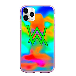 Чехол iPhone 11 Pro матовый Alan walker toxic music, цвет: 3D-розовый
