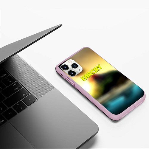 Чехол iPhone 11 Pro матовый Farcry tropicano / 3D-Розовый – фото 3