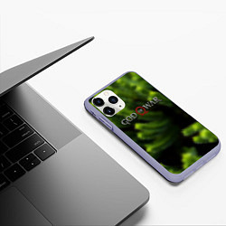 Чехол iPhone 11 Pro матовый God of war scandinavia, цвет: 3D-светло-сиреневый — фото 2