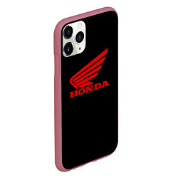 Чехол iPhone 11 Pro матовый Honda sportcar, цвет: 3D-малиновый — фото 2