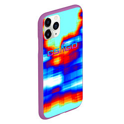 Чехол iPhone 11 Pro матовый Cs go gradient skin, цвет: 3D-фиолетовый — фото 2