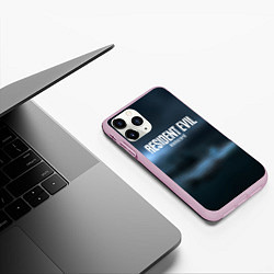 Чехол iPhone 11 Pro матовый Umbrella resident evil, цвет: 3D-розовый — фото 2