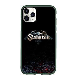 Чехол iPhone 11 Pro матовый Sabaton Bird, цвет: 3D-темно-зеленый