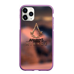 Чехол iPhone 11 Pro матовый Ассасин мираж, цвет: 3D-фиолетовый