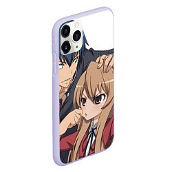 Чехол iPhone 11 Pro матовый Toradora Тайга Рюдзи, цвет: 3D-светло-сиреневый — фото 2