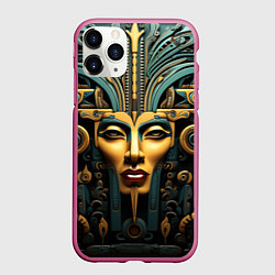 Чехол iPhone 11 Pro матовый Египетские фараоны, цвет: 3D-малиновый