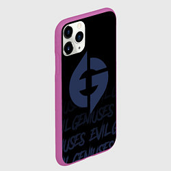 Чехол iPhone 11 Pro матовый Evil geniuses style, цвет: 3D-фиолетовый — фото 2