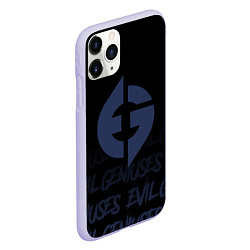 Чехол iPhone 11 Pro матовый Evil geniuses style, цвет: 3D-светло-сиреневый — фото 2