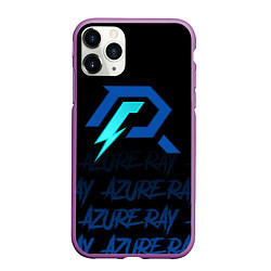 Чехол iPhone 11 Pro матовый Azure ray, цвет: 3D-фиолетовый