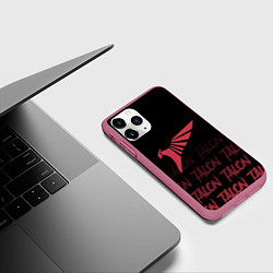 Чехол iPhone 11 Pro матовый Talon style, цвет: 3D-малиновый — фото 2
