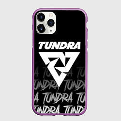 Чехол iPhone 11 Pro матовый Tundra style, цвет: 3D-фиолетовый