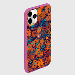 Чехол iPhone 11 Pro матовый Осенняя ностальгия, цвет: 3D-фиолетовый — фото 2