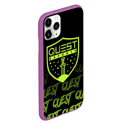 Чехол iPhone 11 Pro матовый Quest esports, цвет: 3D-фиолетовый — фото 2