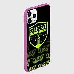 Чехол iPhone 11 Pro матовый Quest esports, цвет: 3D-фиолетовый — фото 2