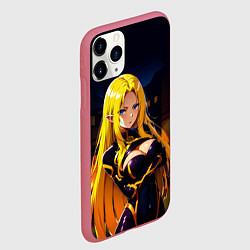 Чехол iPhone 11 Pro матовый Альфа - Сад теней, цвет: 3D-малиновый — фото 2