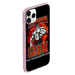 Чехол iPhone 11 Pro матовый Phantom gym, цвет: 3D-розовый — фото 2